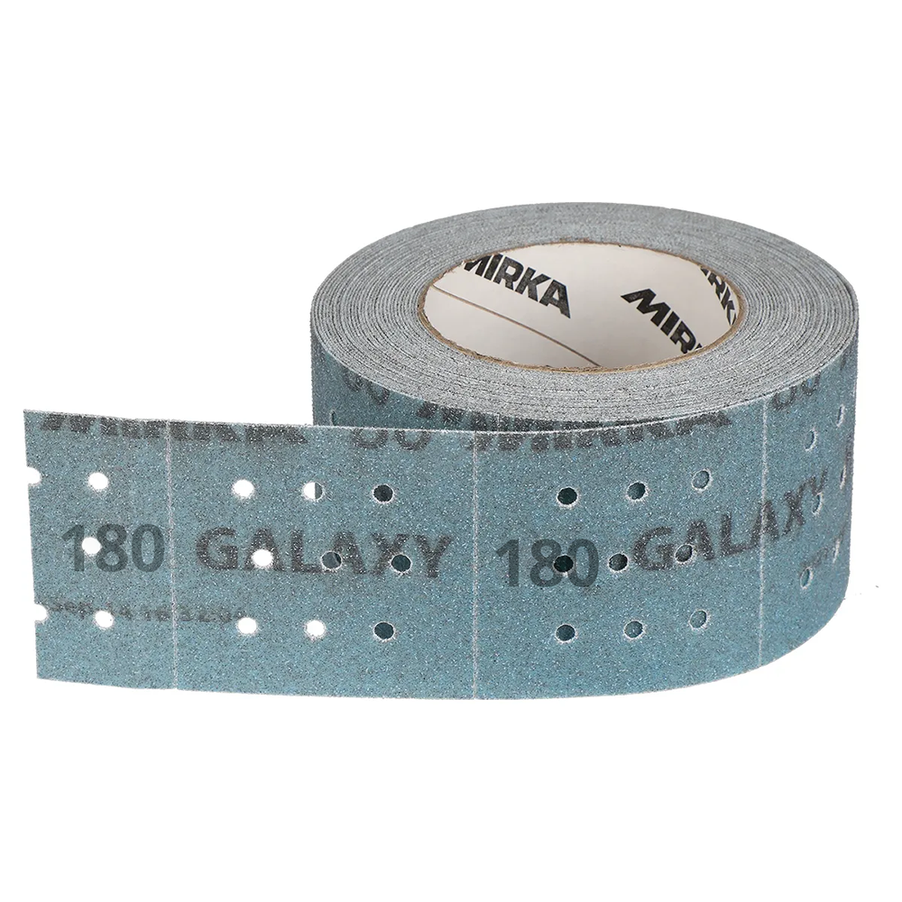 Mirka Galaxy Perforated Abrasive Roll 70X70mm Multfit Grip Range