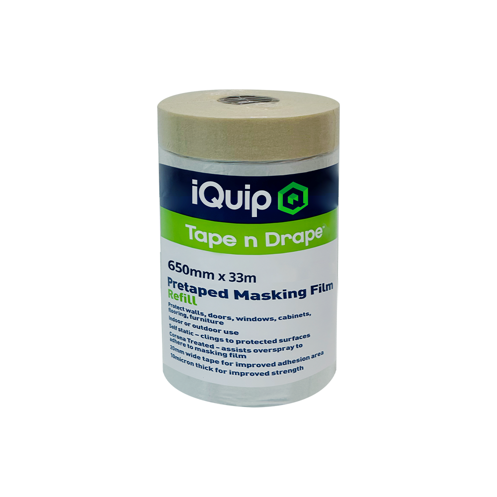 iQuip Pretaped Masking Film Refill - Box of 24 - Bulk Special