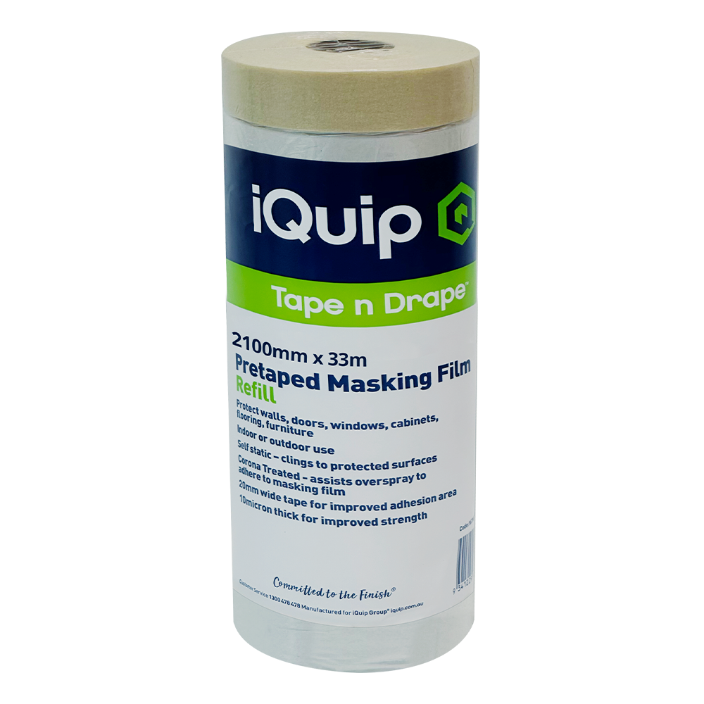 iQuip Pretaped Masking Film Refill - Box of 24 - Bulk Special