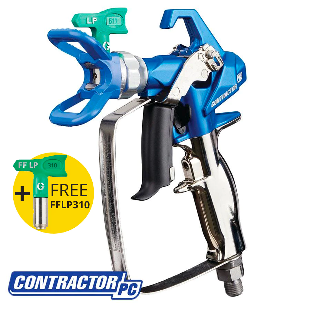 Graco NEW Contractor PC Spray Gun RAC X LP 517 & FREE FFLP310 SwitchTip - Special