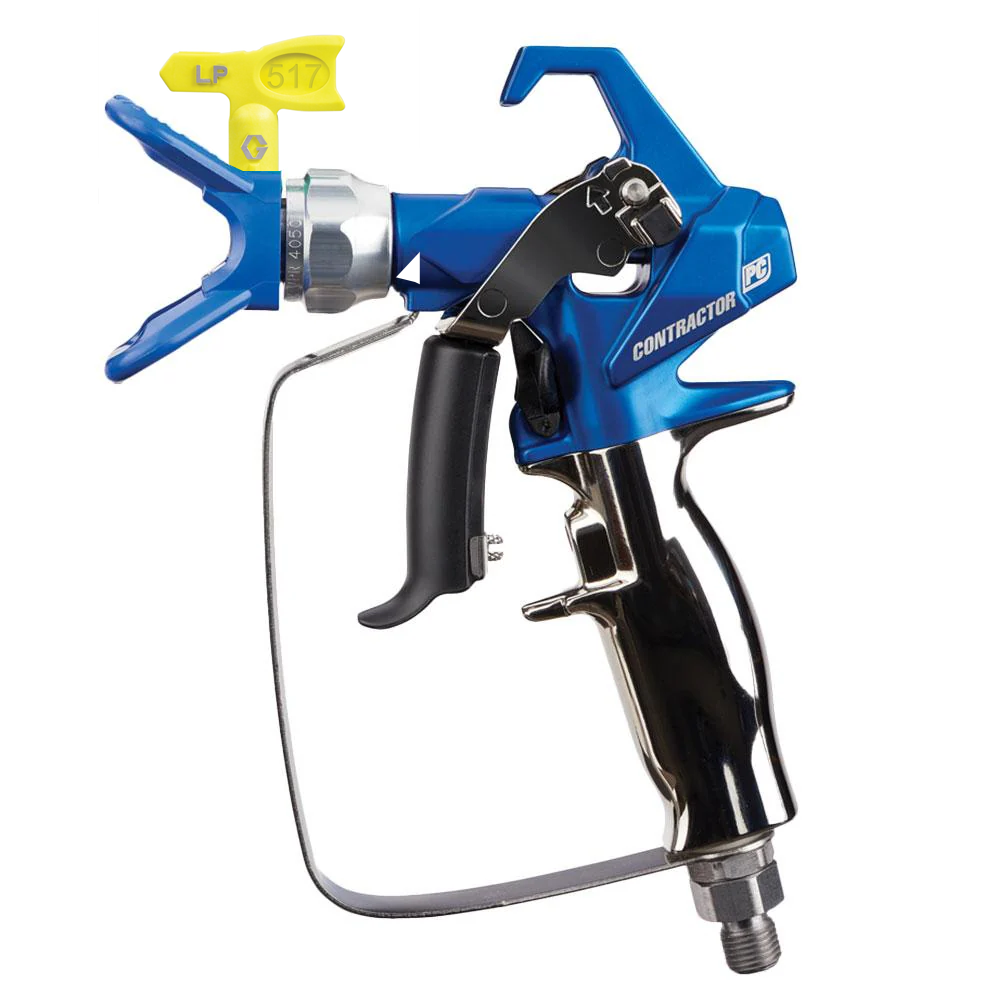 Graco Airless Contractor PC Spray Gun with RAC X LP/LTX 517 SwitchTip