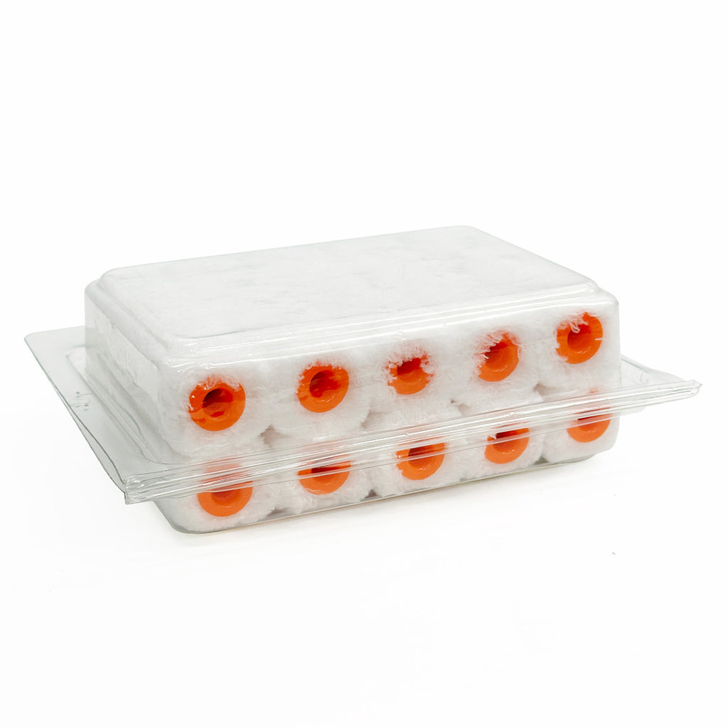 Mini-Microfibre 100mm Rollers 10mm Nap - 10-pack - Best Price in Australia