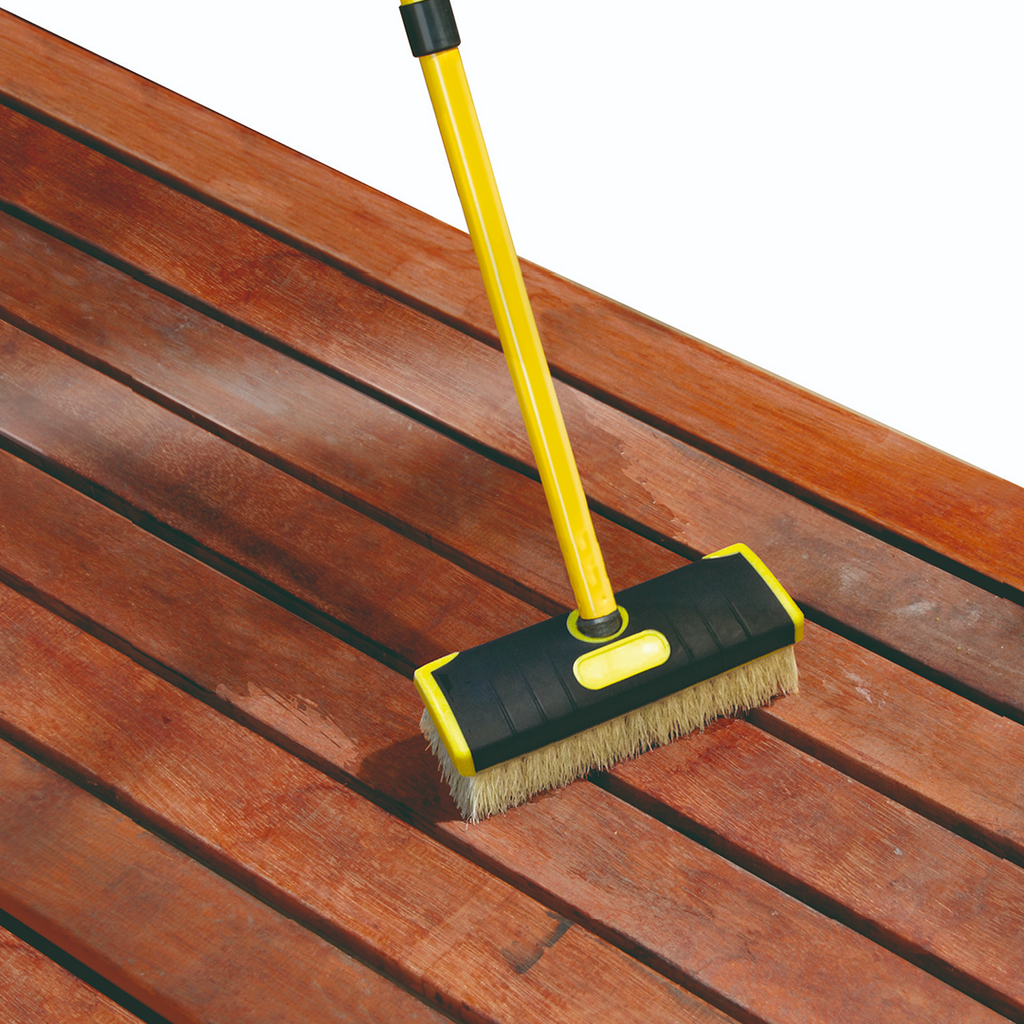 Uni-Pro Deck and Concrete Scrubber with Adjustable Pole