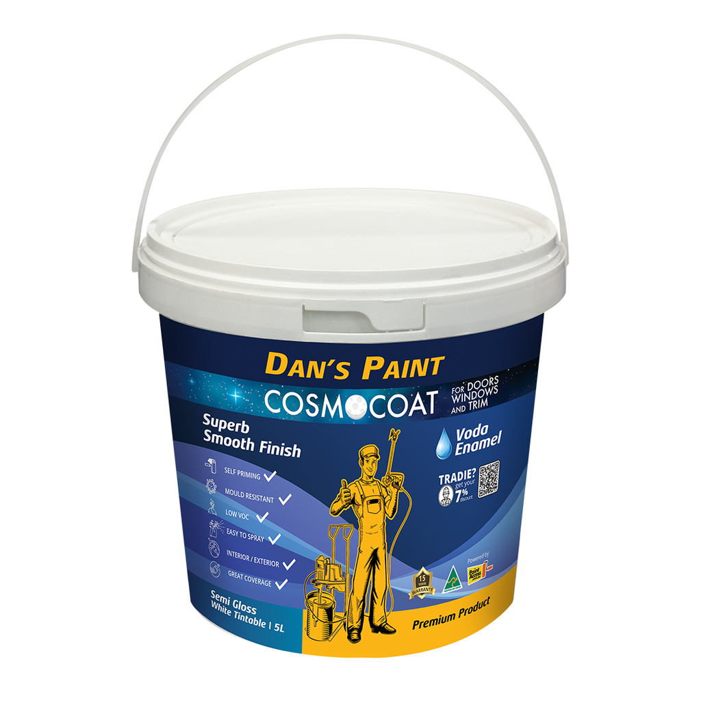 Dan's Paint Cosmocoat Voda Enamel Semi Gloss 5L