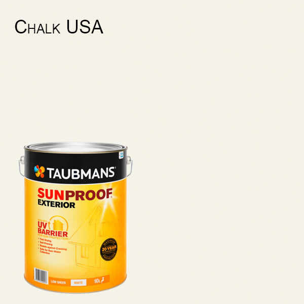 Taubmans Sunproof Low Sheen 10L Self Priming 113200/10L