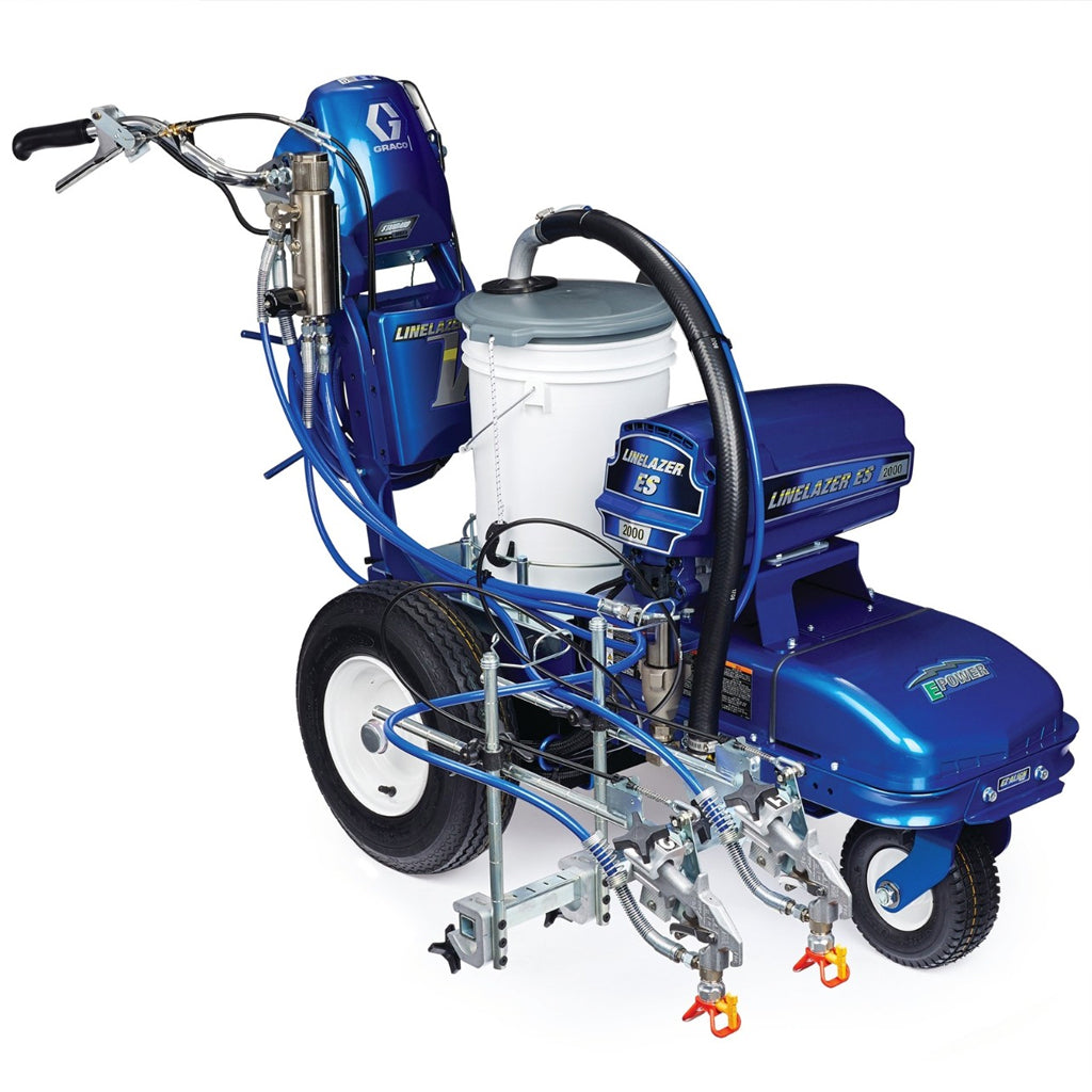 Graco LineLazer V ES 2000 Electric Airless Line Striper HP Automatic Two Automatic Guns (25N562)