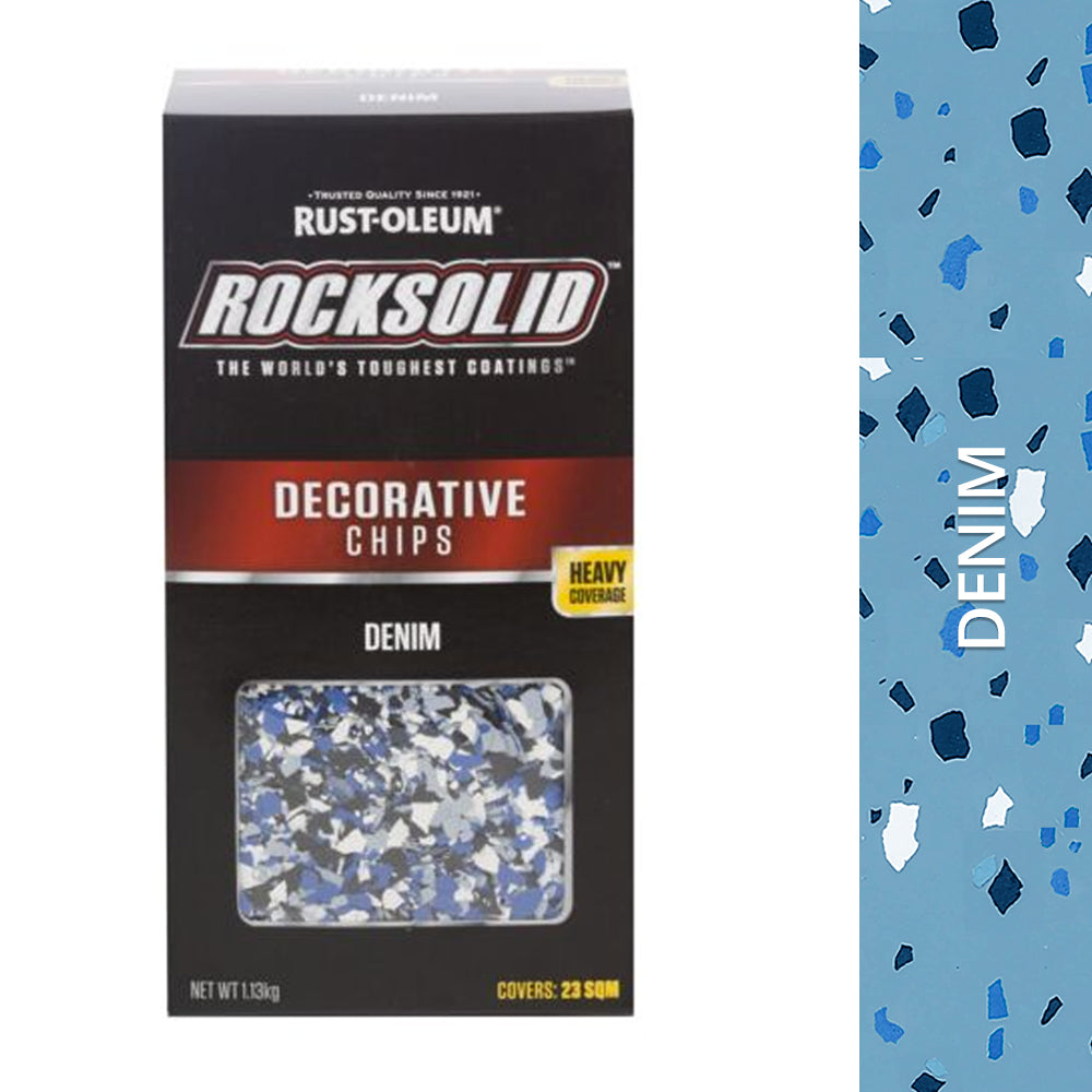 Rust Oleum Denim garage Floor Decorative Range