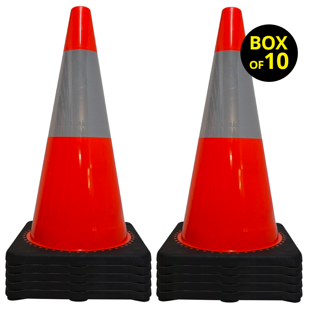 Maxisafe Traffic Cone - 700mm Reflective - Box of 10