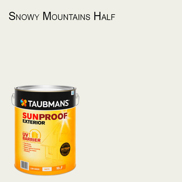 Taubmans Sunproof Low Sheen 10L Self Priming 113200/10L