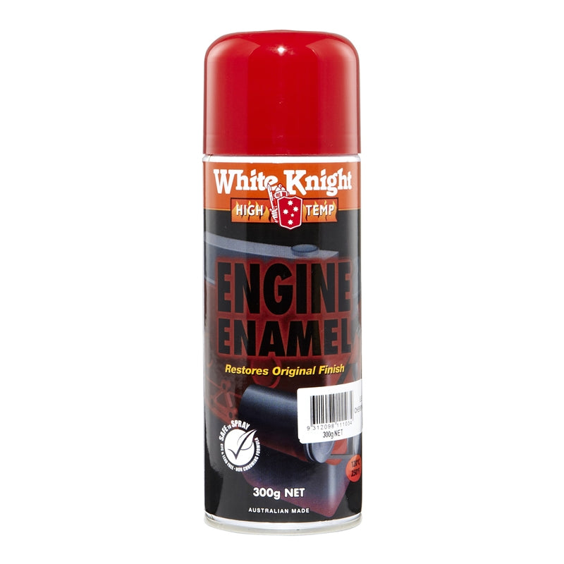 WHITE KNIGHT®  High Temp Engine Enamel Spray Paint White Knight 300g