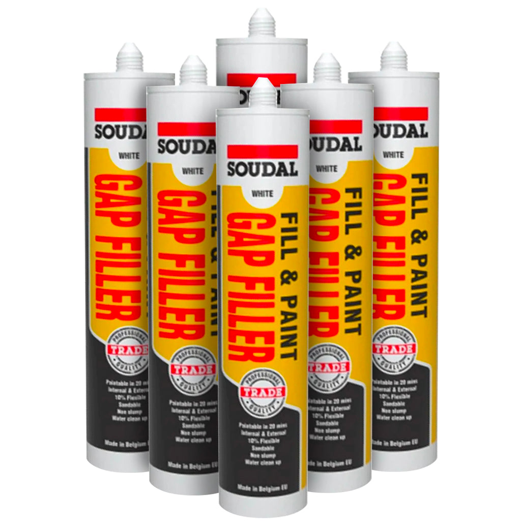 Soudal Fill & Paint Gap Filler Range